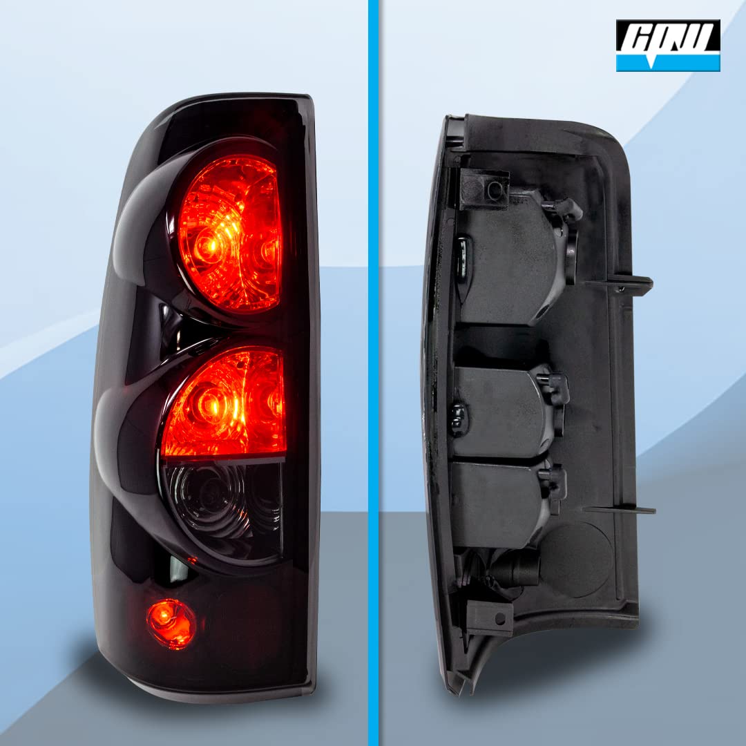 CPW Tail Lights Compatible with [1999 2000 2001 2002 2003 2004 2005 2006 Chevrolet Silverado] [2007 Classic Body] [1999-2003 GMC