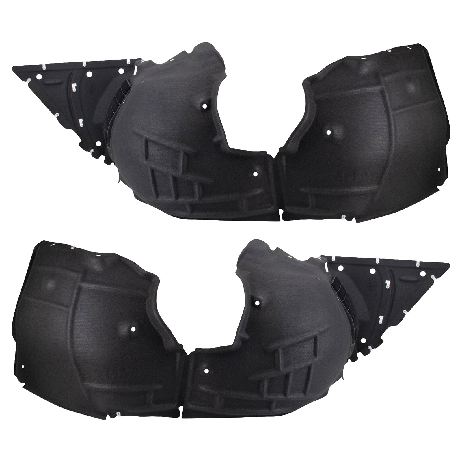 Trq Inner Fender Liner Set Compatible With 2016-2022 Chevrolet Camaro Gm1248296 Gm1249296
