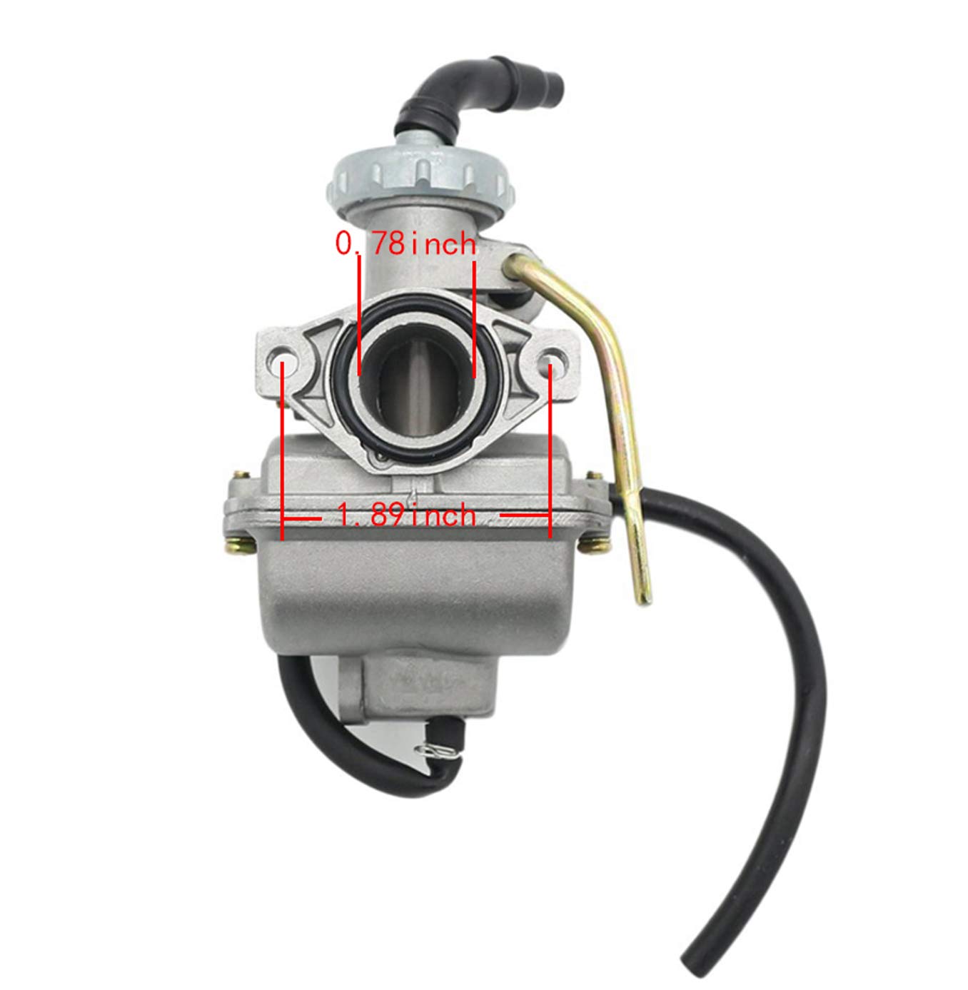 PZ20 Carburetor and Thumb Throttle Cable Accelerator Handle Assembly Compatible with TaoTao NST SunL Kazuma Baja 50cc 70cc 90cc