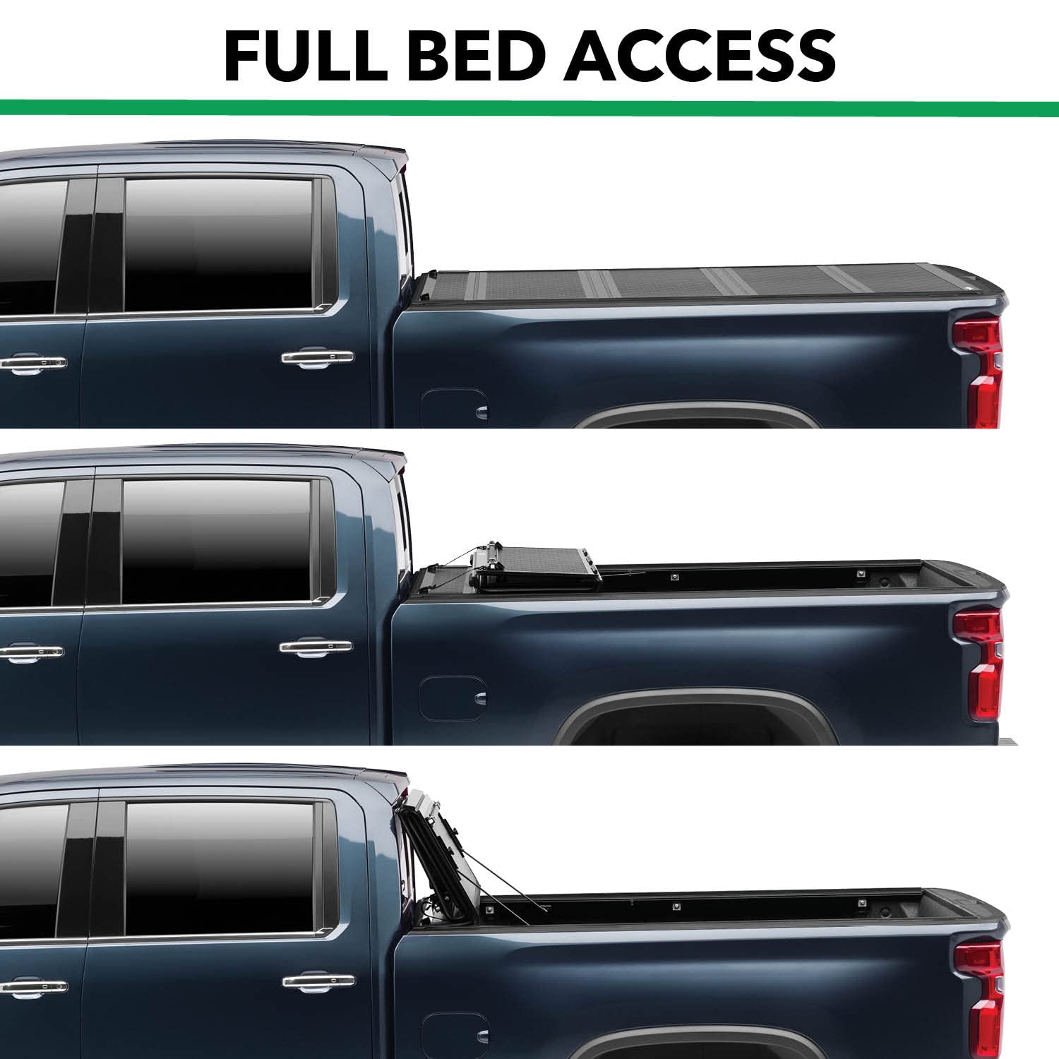 Gator Fx Hard Quad-Fold Truck Bed Tonneau Cover | 8828310 | Fits 2008 - 2018 Ford Super Duty 6' 9'' Bed (81'')