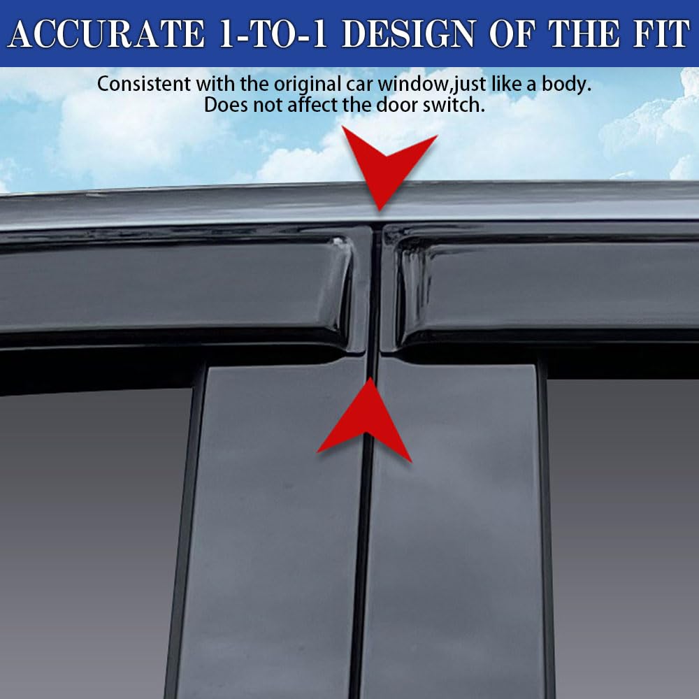 Rain Guards For Mazda Cx-5 2013-2016, Tape-On Side Window Deflectors For Mazda Cx-5, Window Visors For Mazda Cars, For Mazda Car