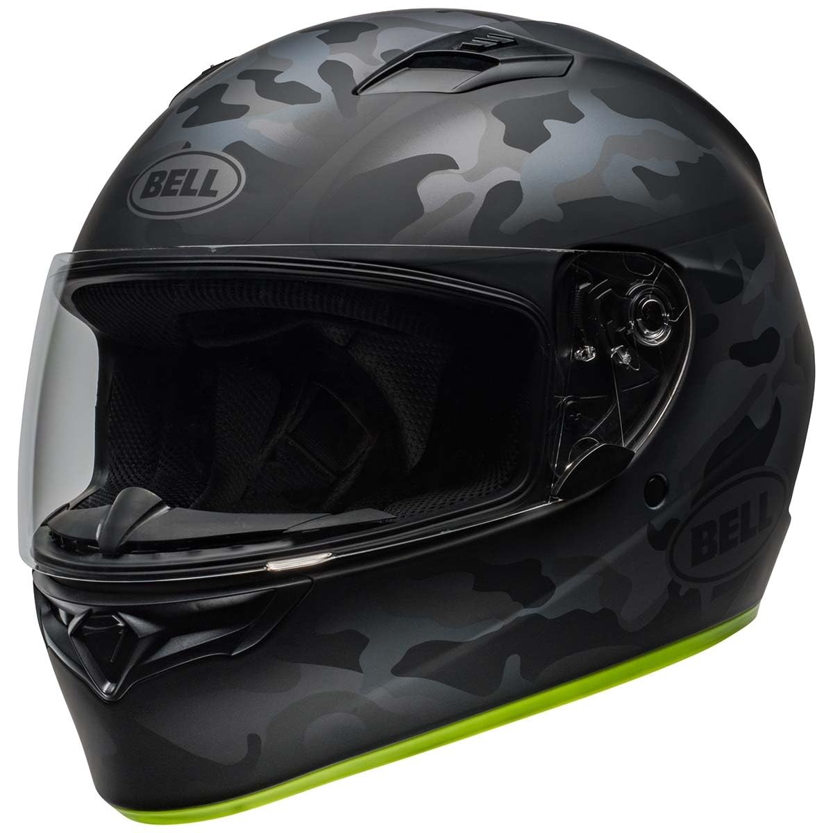 Bell Qualifier Full-Face Helmet (Matte Stealth Hi-Vis/Camo - Medium)