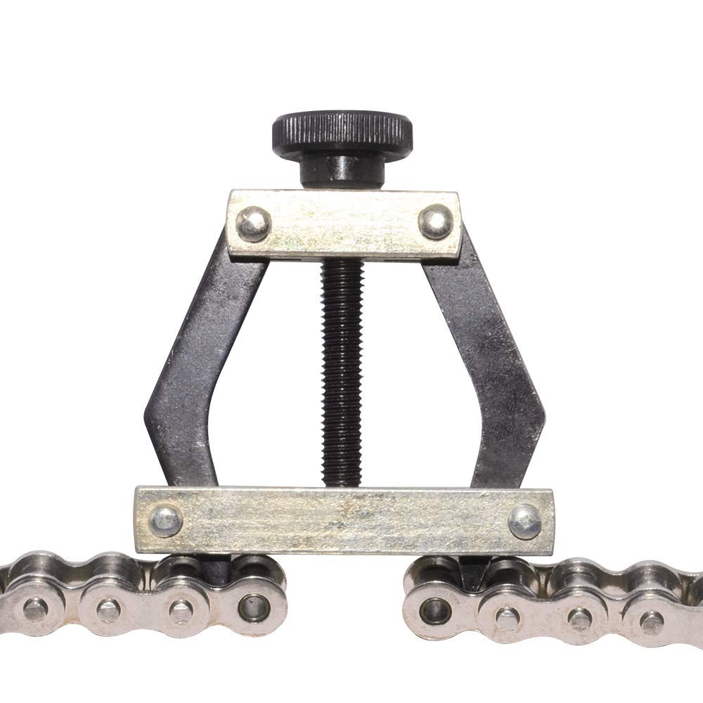 AZSSMUK Roller Chain Connecting Puller Holder for Motorcycle & ATV - Carbon Steel, Model 43237-2, Fits 415H, 428H, 520, 530 Chains