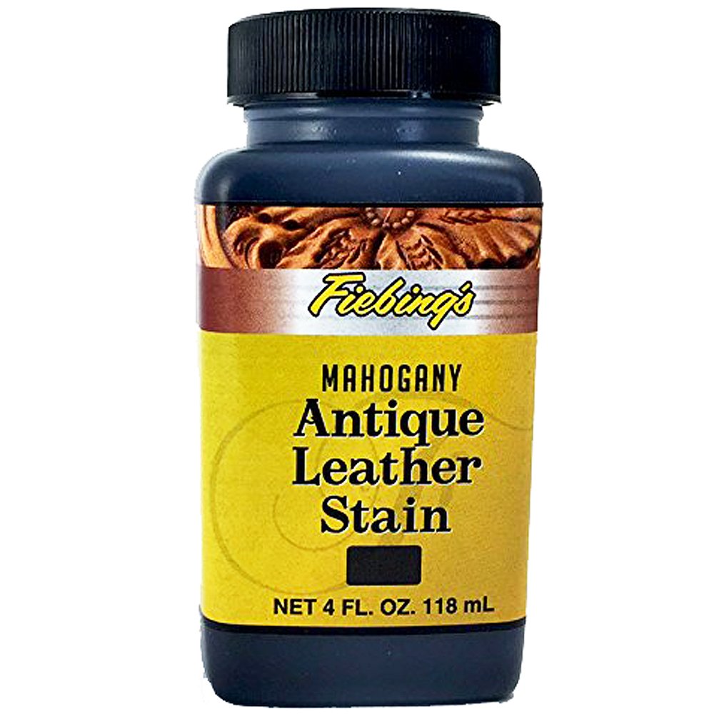 Fiebing's Mahogany 4 Fluid Ounce Antique Leather Stain