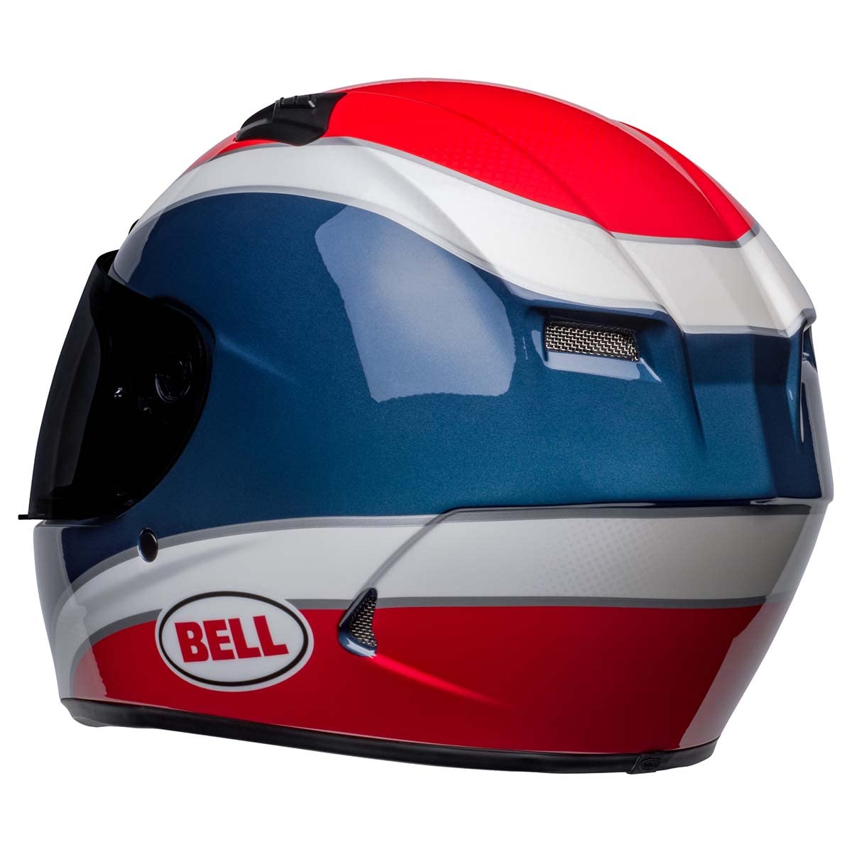 Bell Qualifier Dlx Mips Street Helmet (Classic Gloss Navy/Red - Medium)