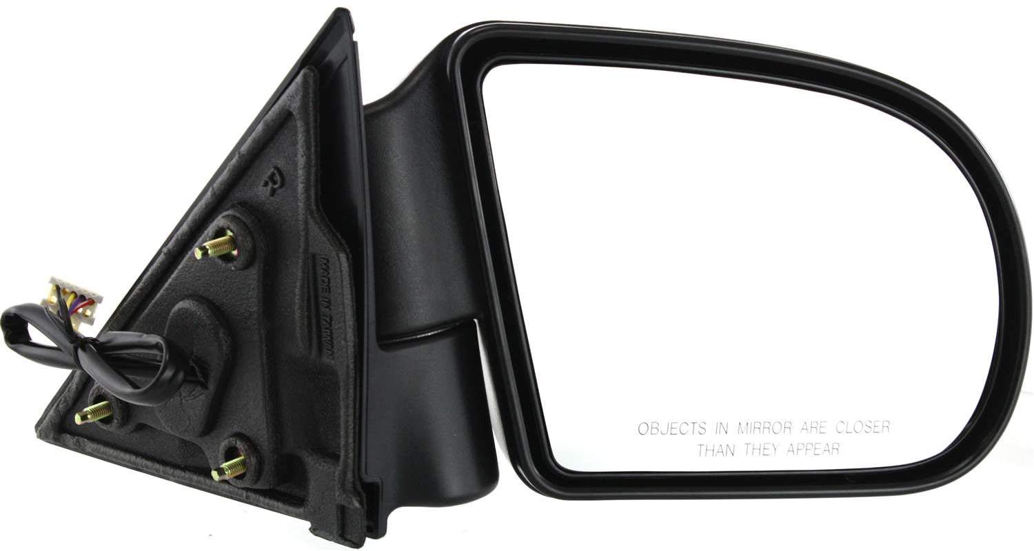 Kool Vue Right Power Heated Door Mirror Compatible With Chevrolet S10 1999-2004 Textured Crew Cab, Extended Cab, Standard Cab, 2Nd Design