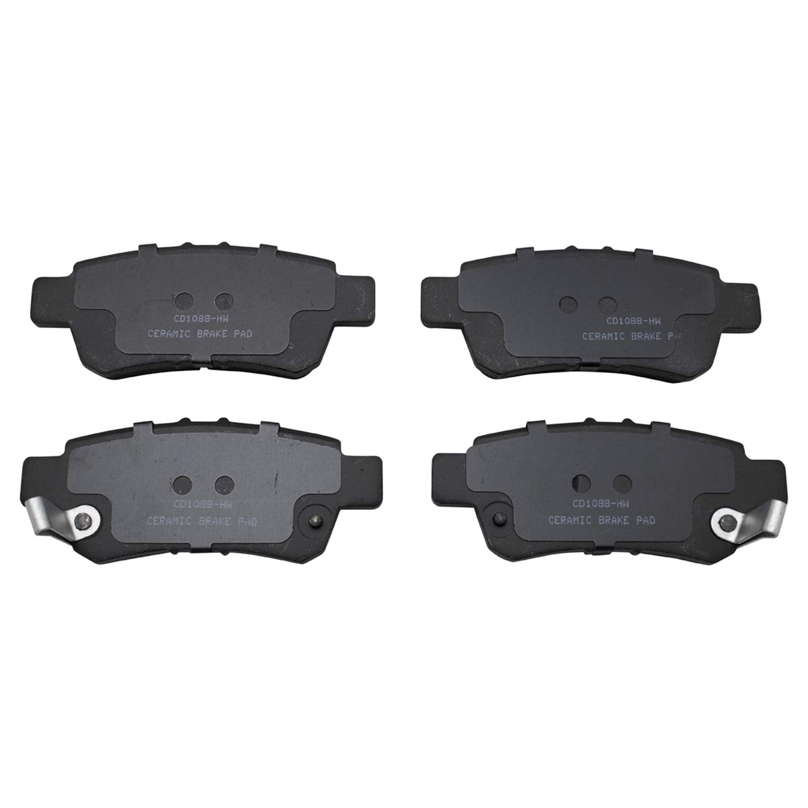 TRQ Rear Brake Pads Ceramic Compatible with 2005-2010 Honda Odyssey