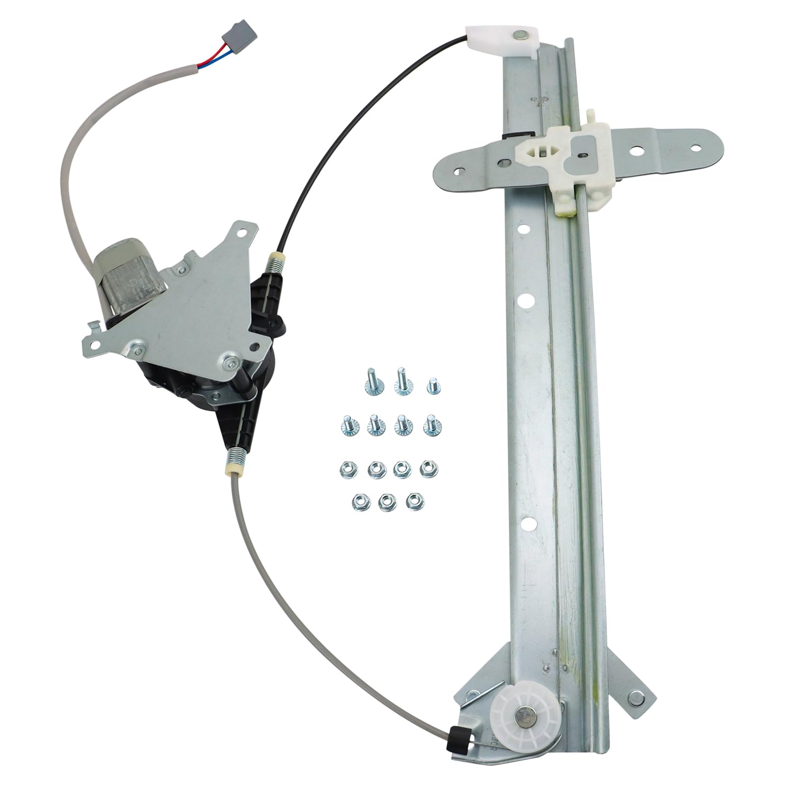 Trq Rear Right Power Window Regulator & Motor Assembly Passenger Side Compatible With 1992-2011 Ford Crown Victoria Mercury Gran