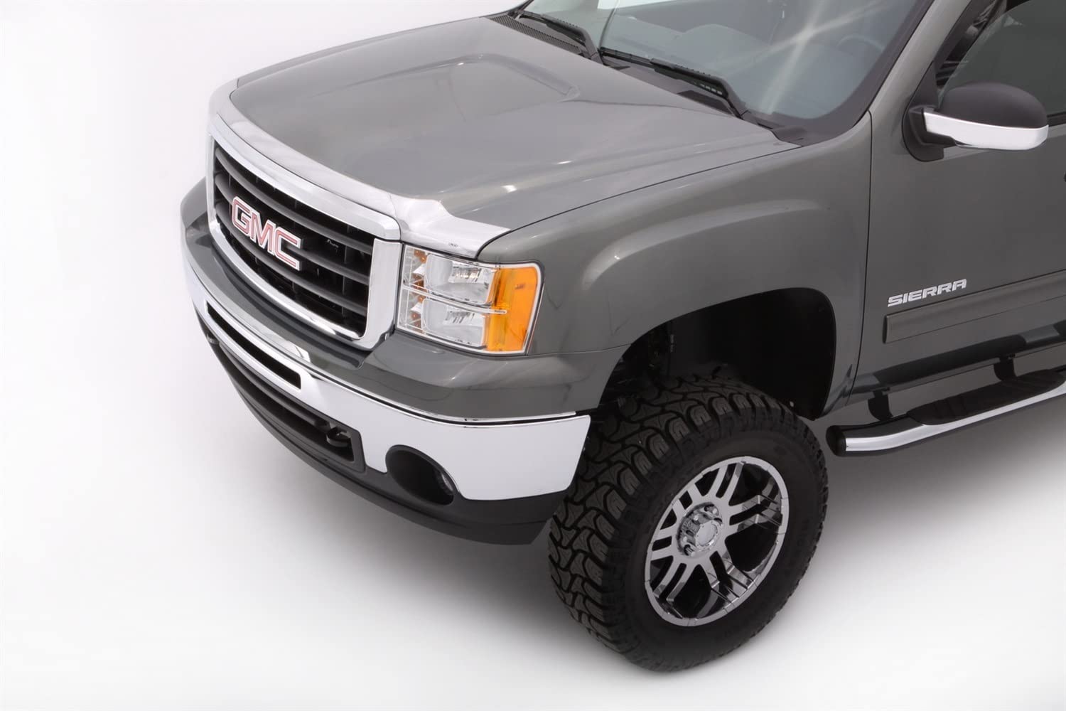 Auto Ventshade [Avs] Aeroskin / Hood Protector | Fits 2007 - 2013 Gmc Sierra 1500, 1 Pc. | Chrome - 622003