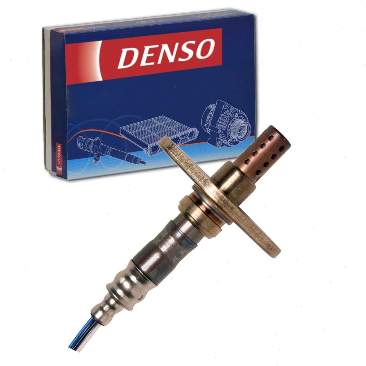 DENSO Downstream Oxygen Sensor compatible with Toyota Tacoma 2.4L 2.7L 3.4L L4 V6 1995-2004 (No Connector Included)