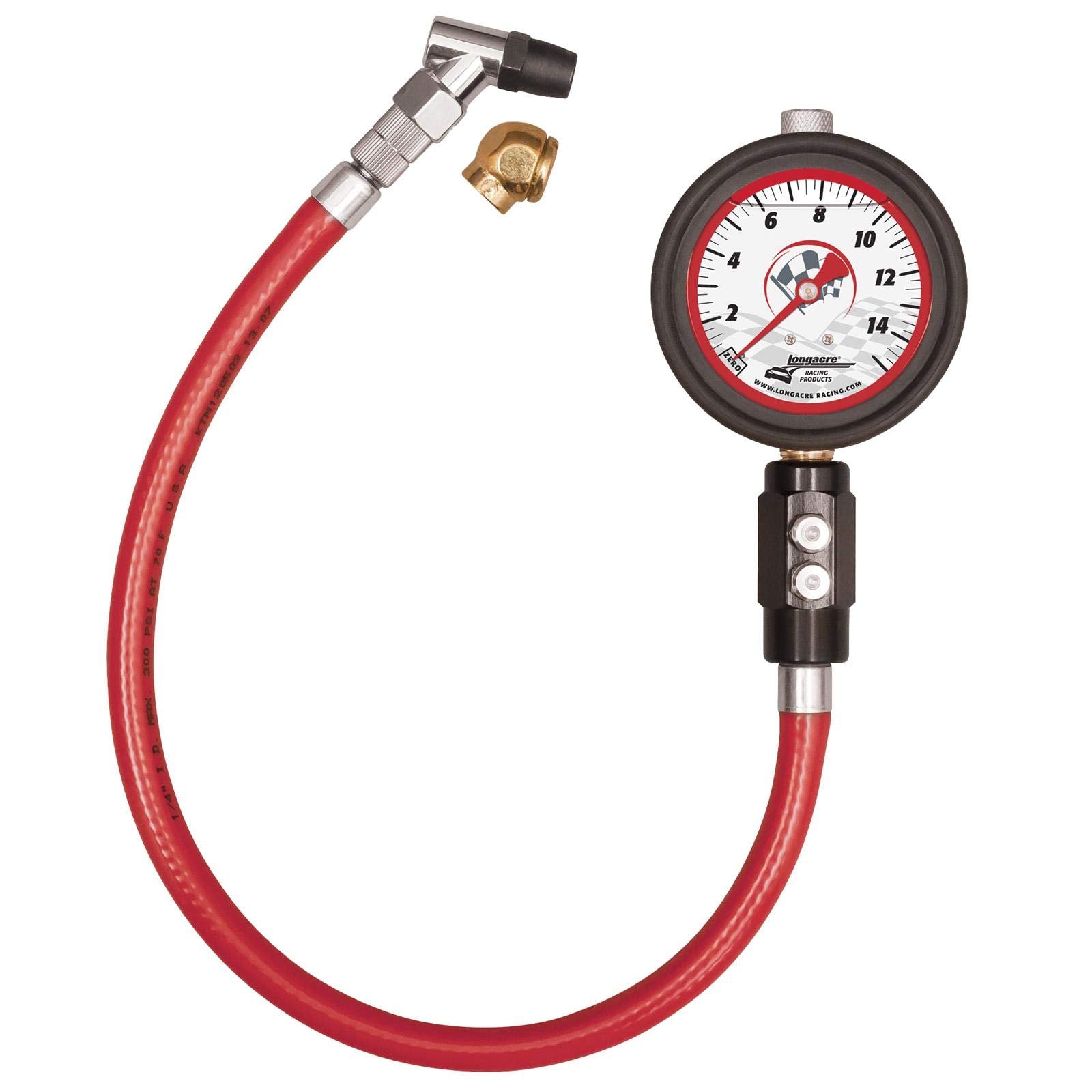 Longacre 52-52032 Liquid Filled 21/2 GID Tire Gauge 0-15