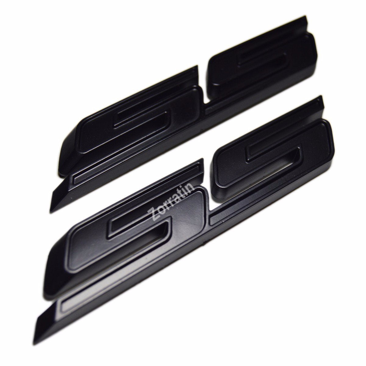 Small Ss Logo Grill Side Trunk Lid Sport Performance Exterior Trim Emblem Badge Decal With Pre-Adhesive For Chevrolet Chevy Cama