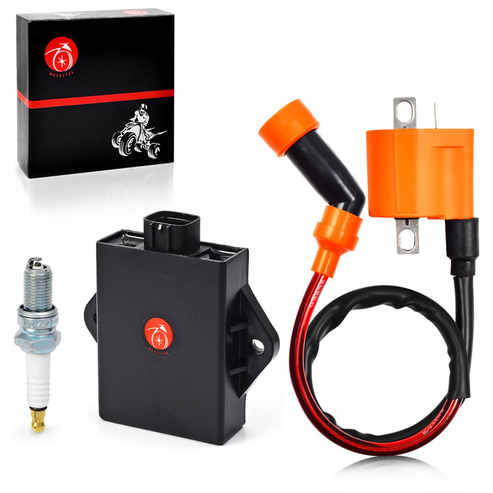Igniter Cdi Box And Ignition Coil Atv For Arctic Cat 250 350 1998-2005 For Suzuki Quadrunner 250 1988-2002 Quadrunner 4Wd 1987-1