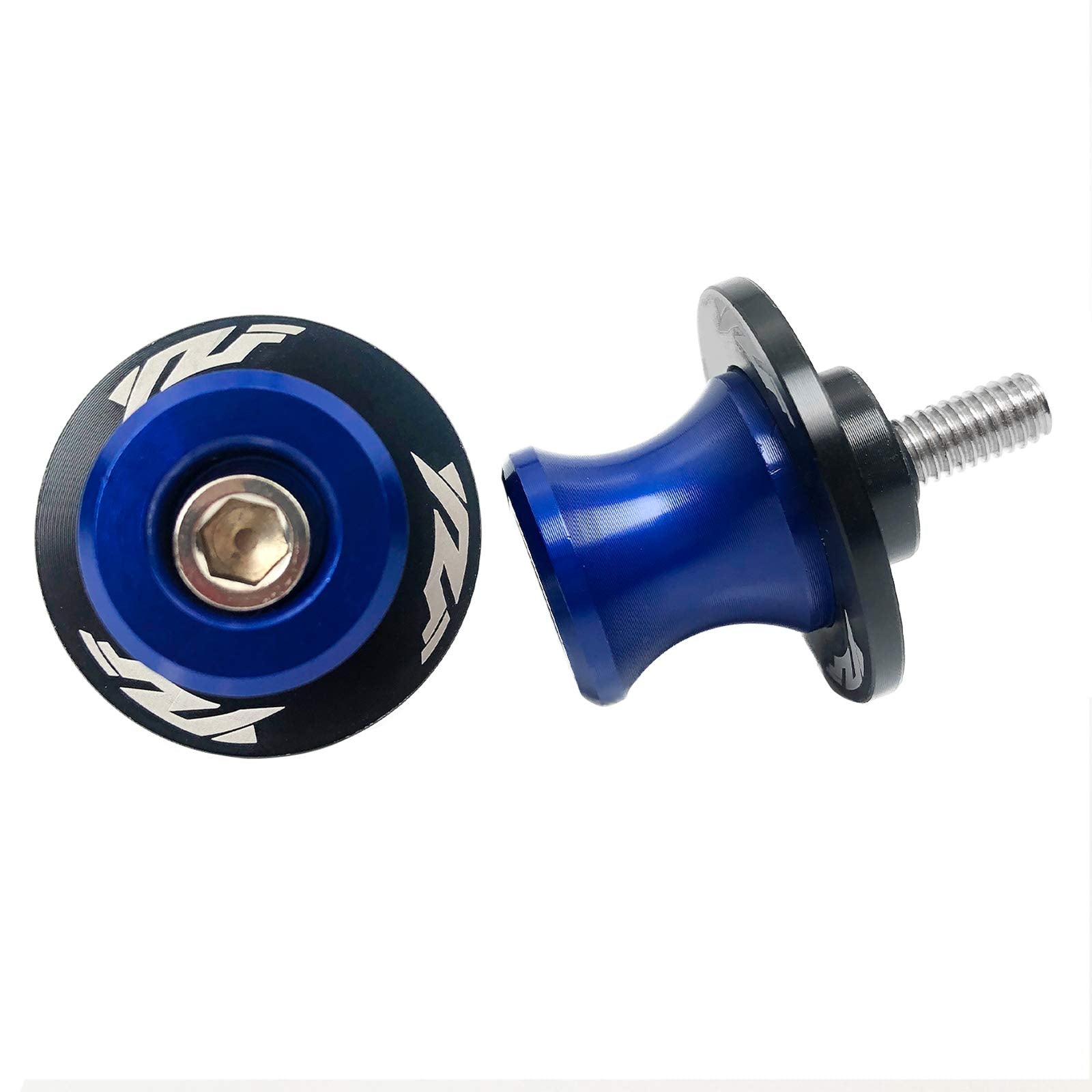 YIMOTO 6MM M6 X 1.5 Motorcycle Swing arm Sliders Spools CNC Swing Arm Stand Screws 2PCS for Yamaha YZF R1 R3 R6 R25 R125 R6S 600