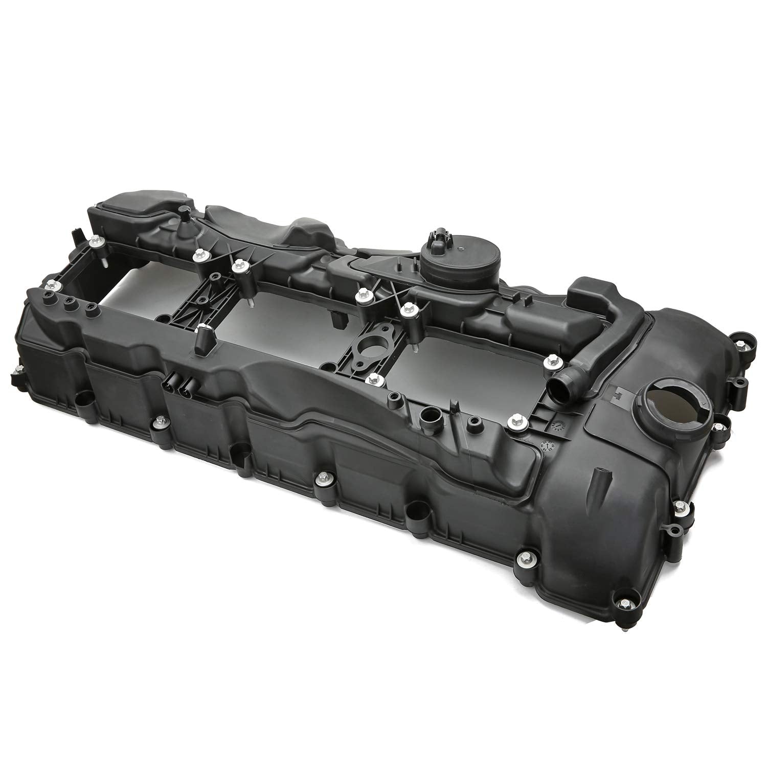 Mitzone N55 Engine Valve Cover With Gasket Bolts Kit & Oil Cap For Bmw 2010-2017 335I 535I 2011-2019 X5 X3 X6 2013-2015 740I 740