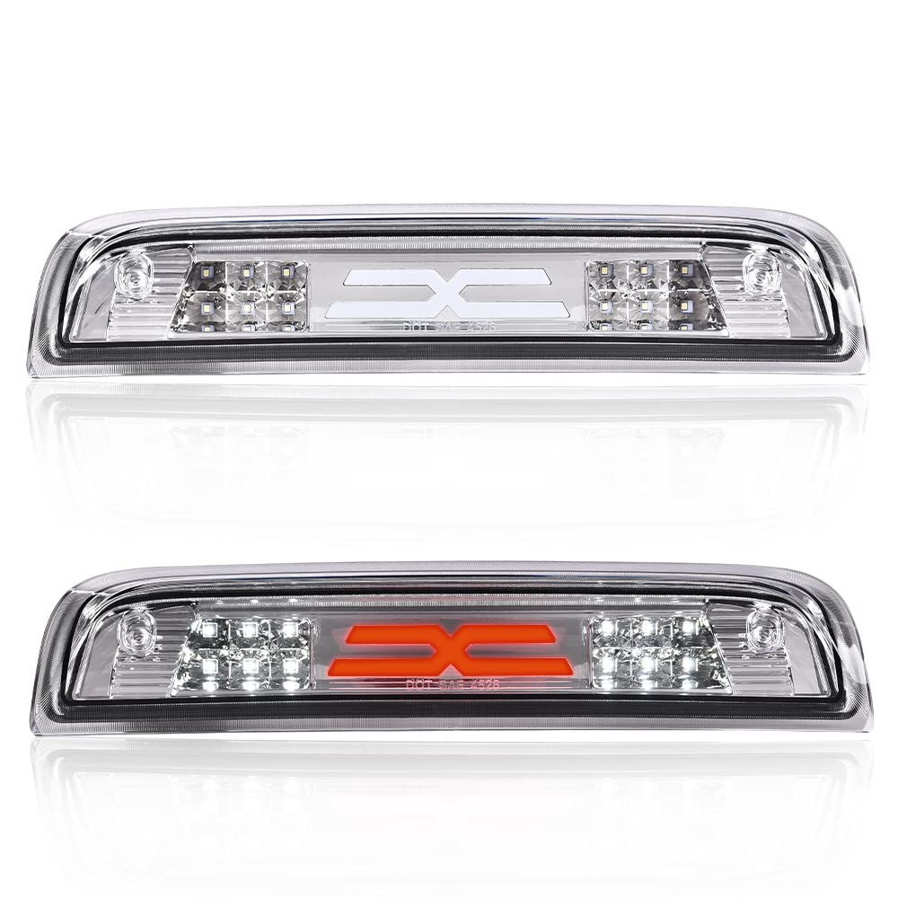CROSSDESIGN LED 3rd Third Brake Light Compatible with 2014-2020 GMC Sierra 1500 /Chevy Silverado 1500 2019 GMC Sierra 1500 Limit
