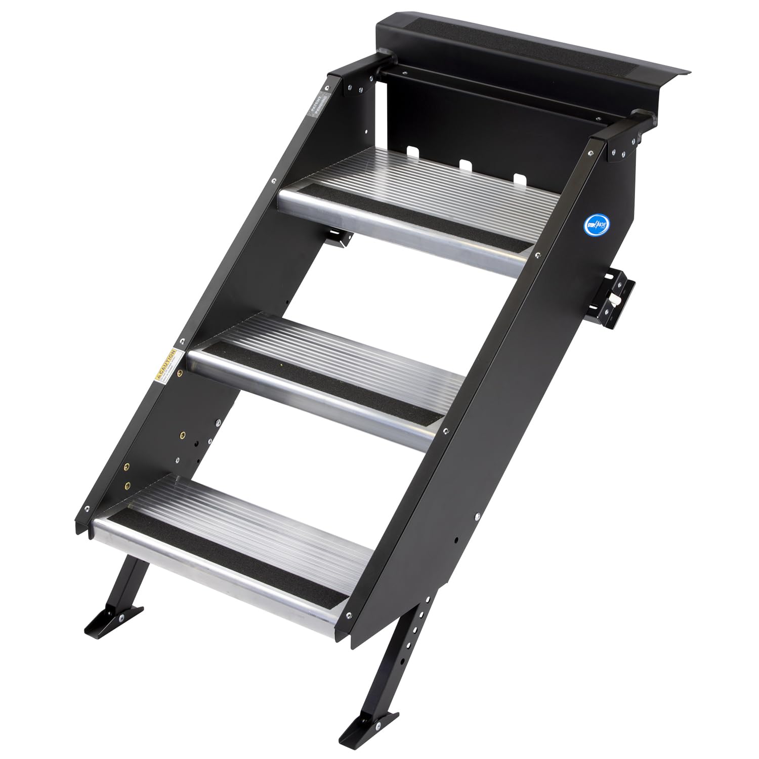 Morryde Stp-209 Stepabove Fold-Up Rv Entry Step - 3-Step (8' Step Rise), Fits 30' To 32' Door Width