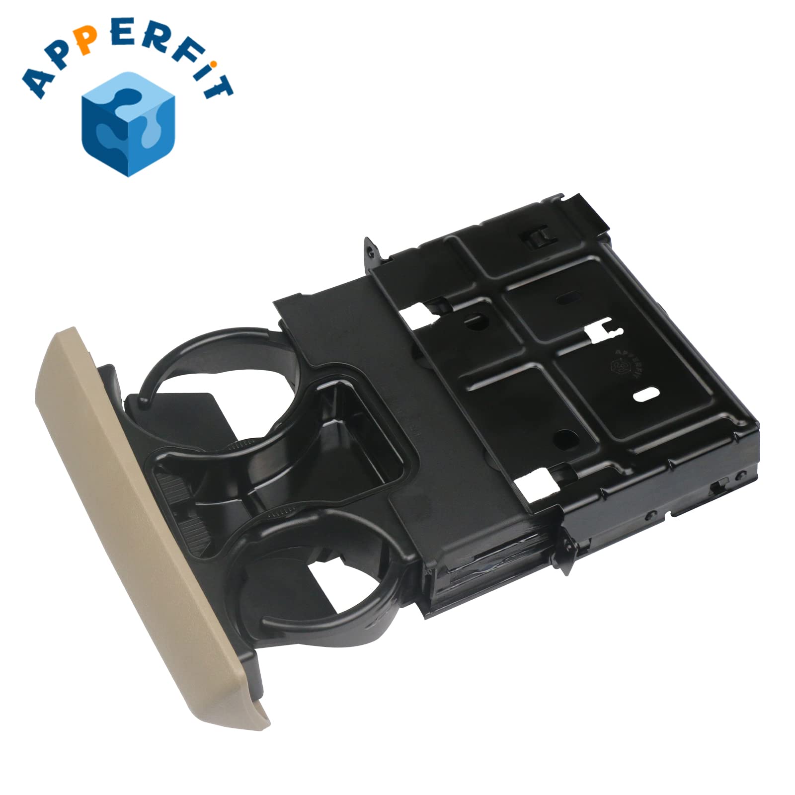 APPERFiT Dash Cup Holder Replacement for 2005-2007 Ford Super Duty Tan CP006
