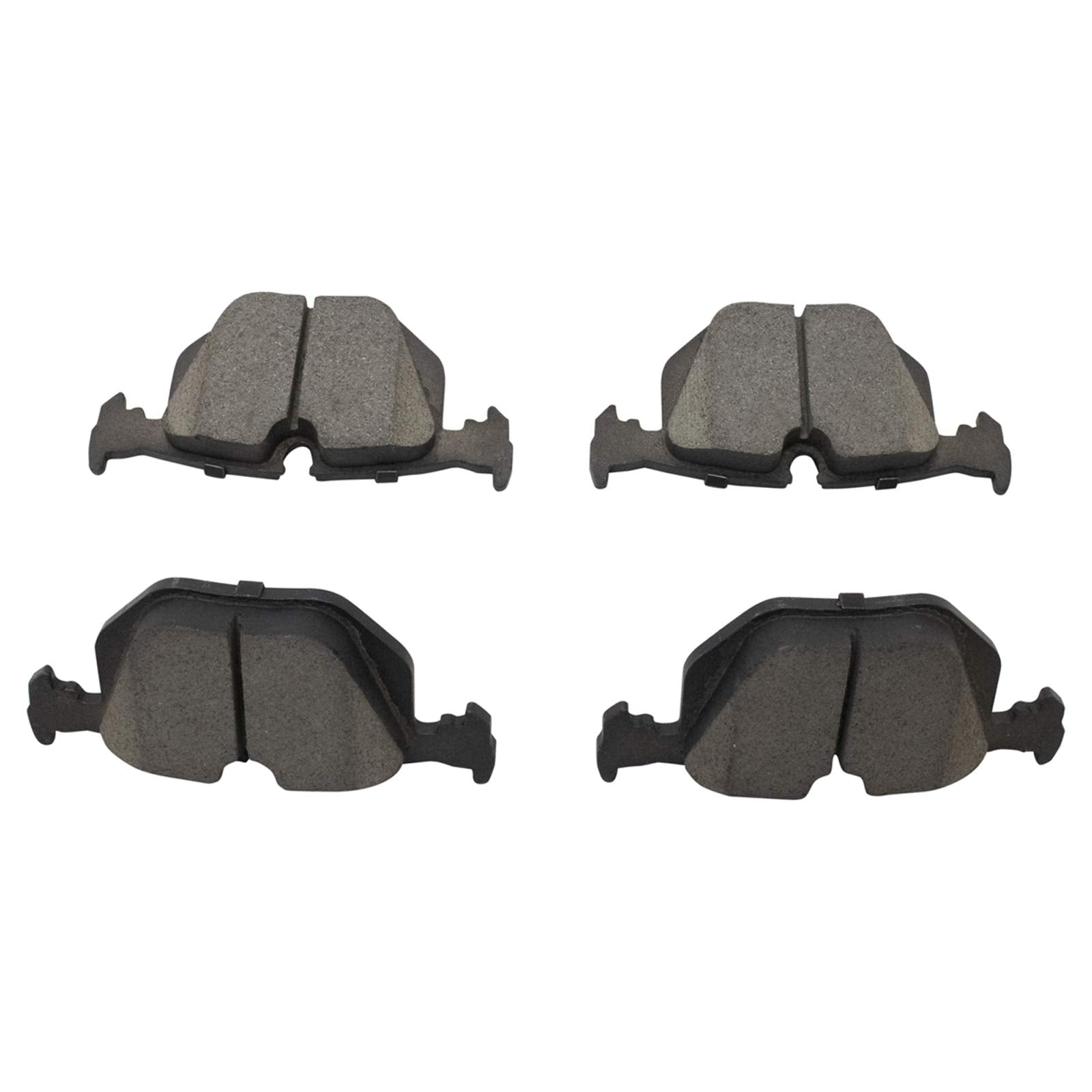 Trq Rear Brake Pad & Rotor Kit Brake Pads Brake Rotor Ceramic Premium G-Coated Compatible With 2004-2010 Bmw X3