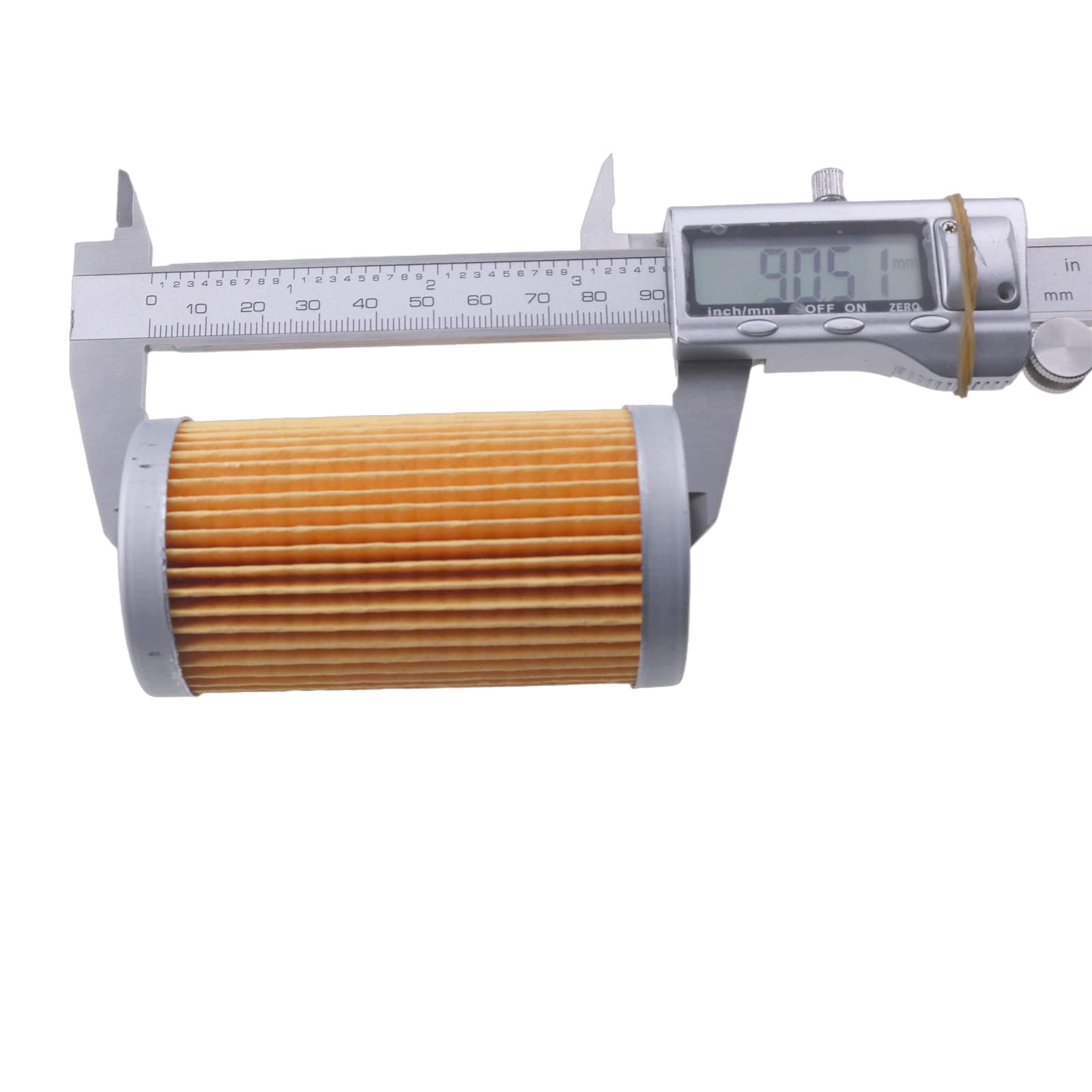 IEQFUE 15521-43160 19244-87110 1A001-43160 Fuel Filter with O-ring & Spring Compatible with Kubota L235 L2550 L3750 M4700 M4700D
