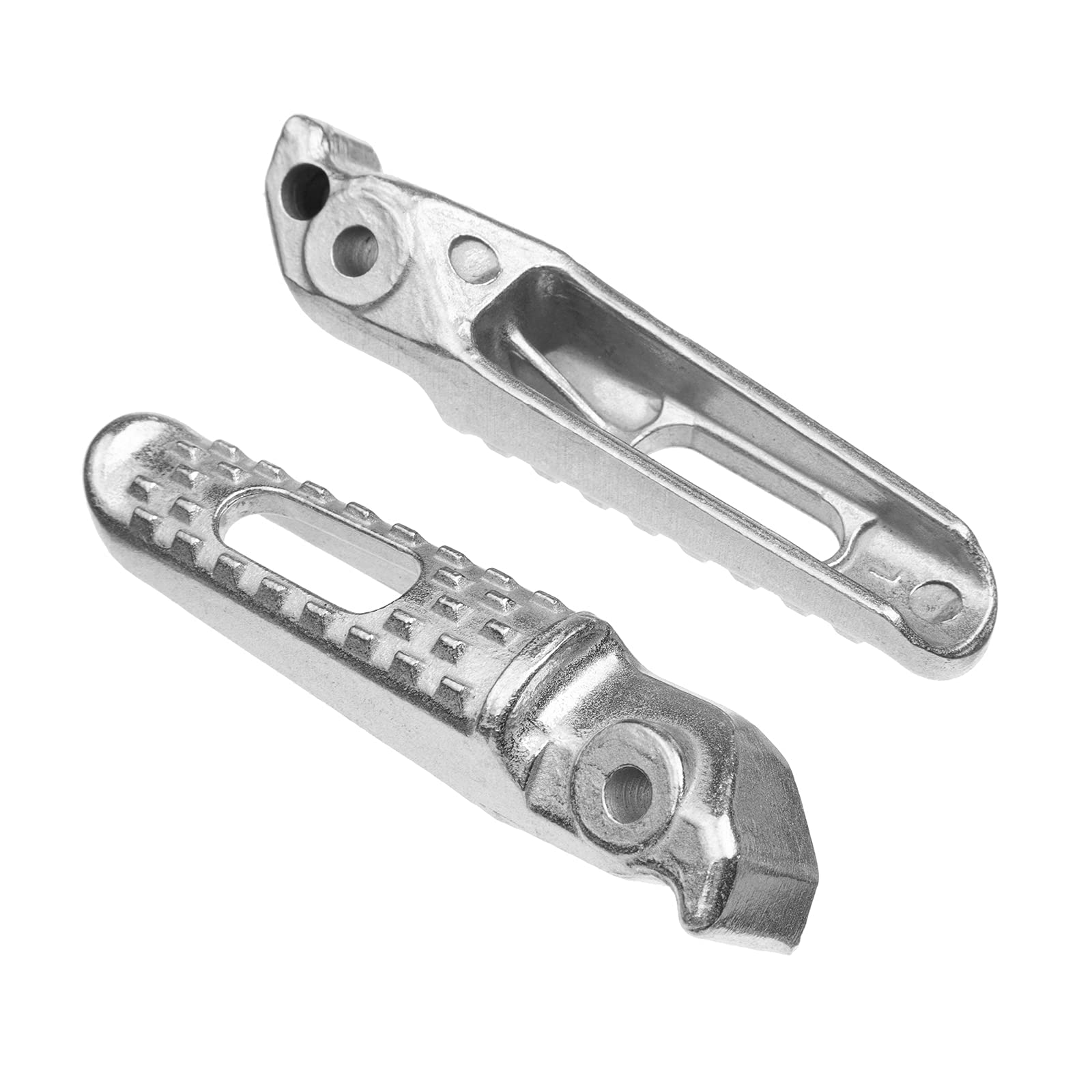 Motorcycle Rear Foot Pegs Footrests Pedal Fits For Honda Cbr600Rr 2003-2023, Cbr1000Rr 2004-2016 (Rear-White)