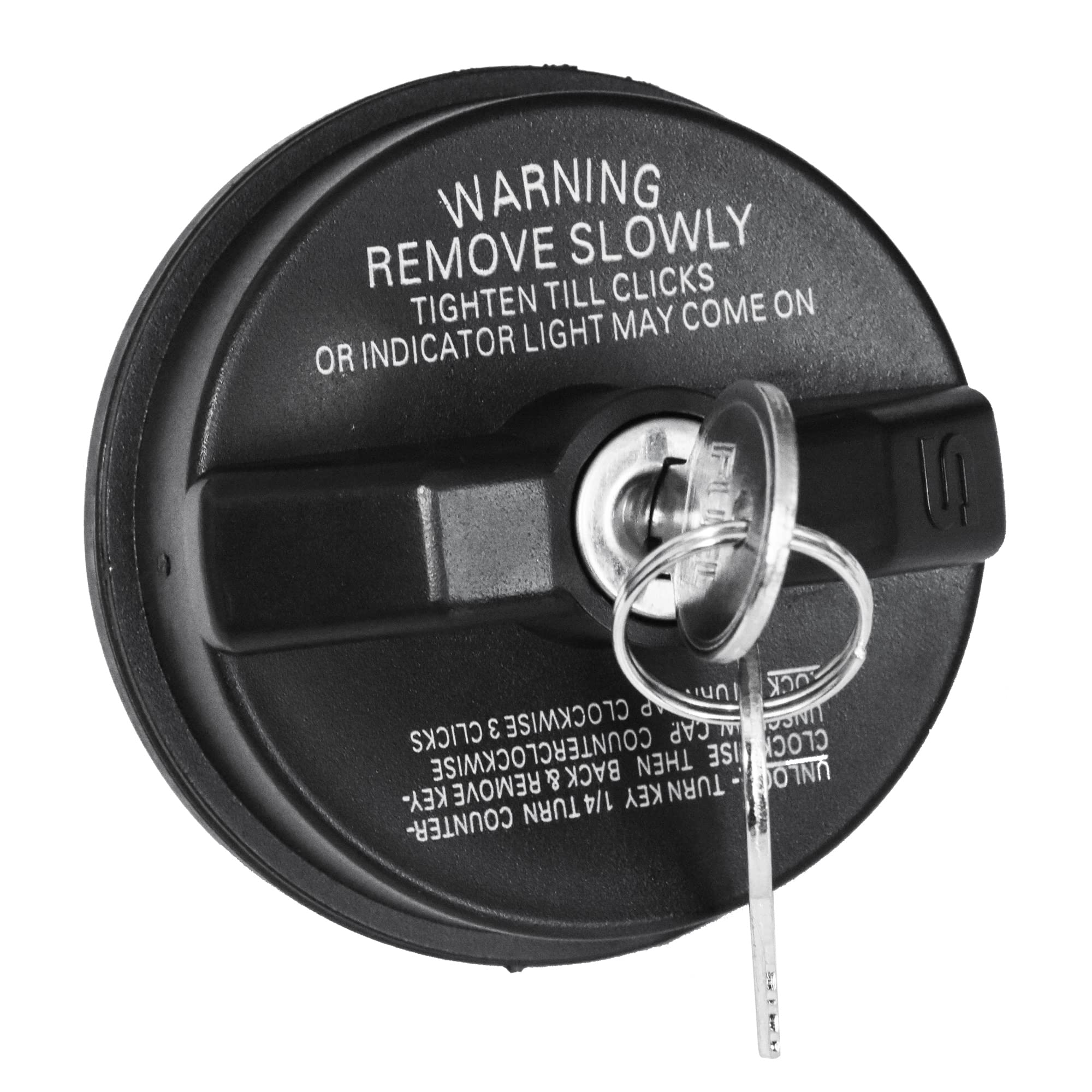 Locking Gas Cap, Lock Fuel Cap Compatible With Chevy Gmc Silverado Cruze Express Malibu Colorado Suburban Tahoe Equinox Terrain Sierra Savana Acadia Acura Buick Cadillac Lexus And More