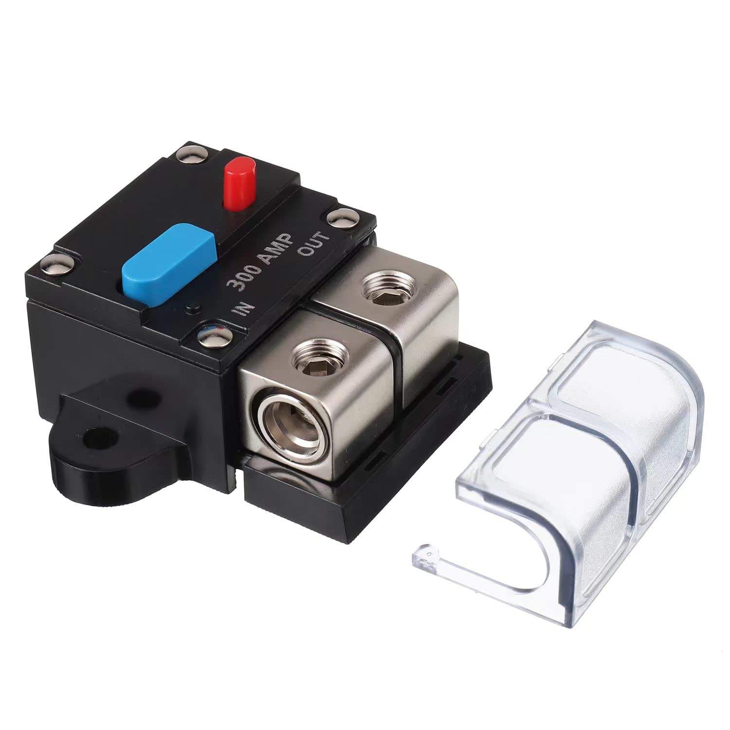 Eplzon 300A Circuit Breaker Resettable Circuit Breaker 300 Amp Self Recovery Circuit Breaker Manual Reset Button For Car Audio A