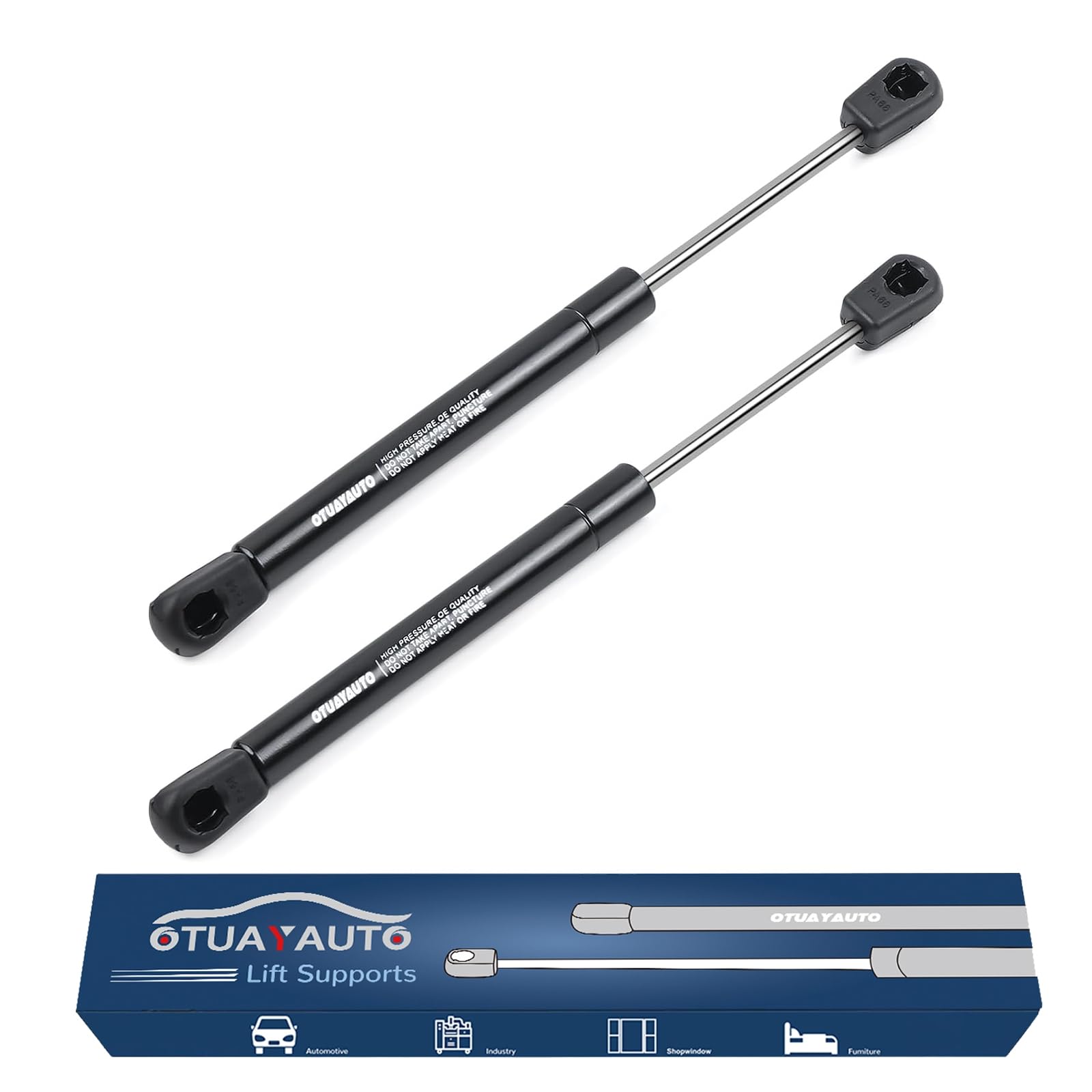 Otuayauto 17 Inch Gas Strut - 178N/40Lbs Universal Lift Support - C1606874 Gas Shocks For Tool Box Shock, Truck Cap Strut, Hydra