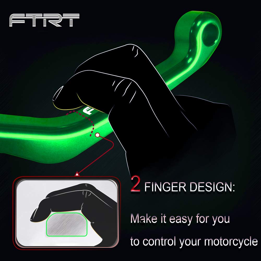 Ftrt Pivot Dirt Bike Brake Clutch Levers Compatible With Kx65 2000-2022; Kx85 01-22; Kx100 2001-2022, Kx125 00-05; Kx250 00-04;