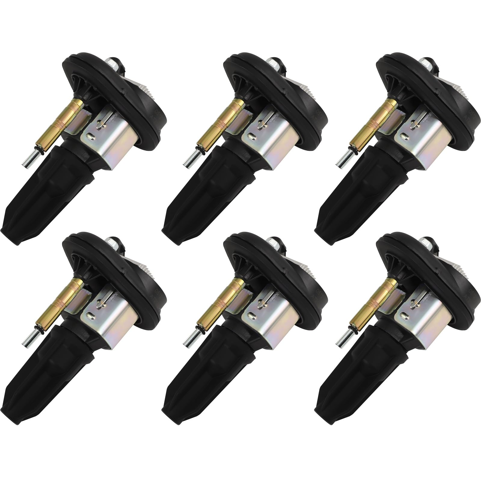 ECCPP Set of 6 Ignition Coils Pack UF303,for GMC Chevrolet Buick Isuzu Saab Trailblazer Envoy Rainer Colorado Canyon Envoy Humme