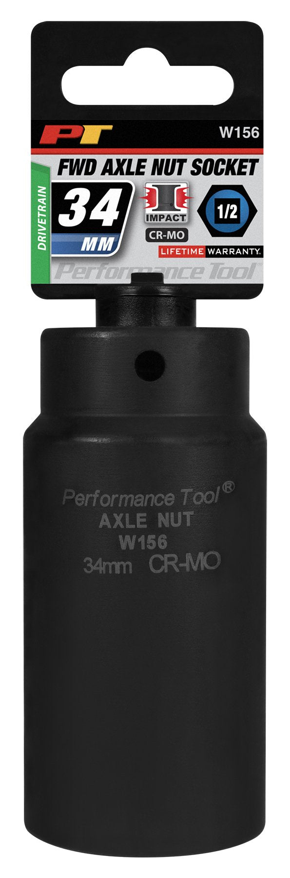 Performance Tool W156 34mm Front Wheel Drive Axle Nut Socket
