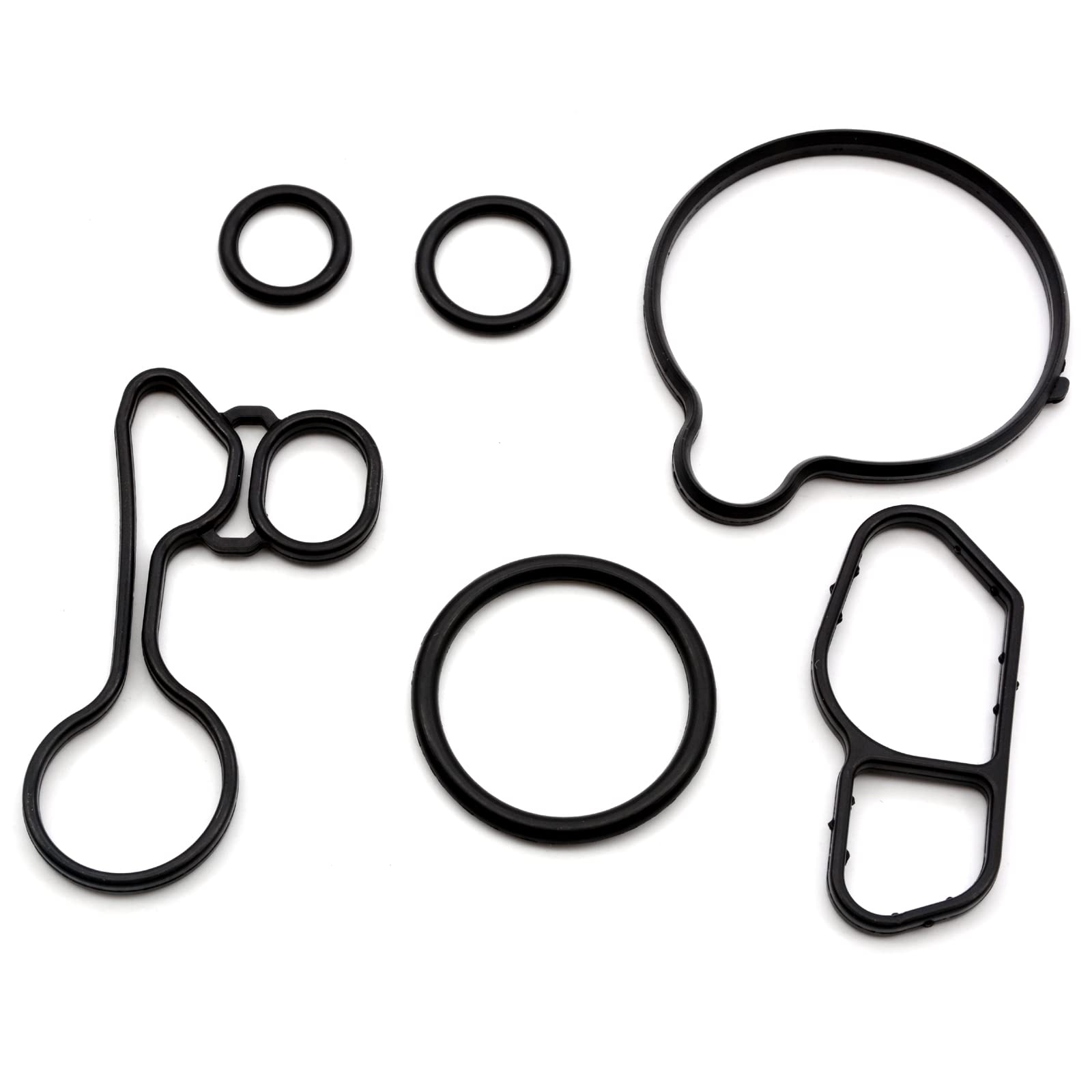 HAOTOM Engine Oil Cooler Filter Housing Gasket Set Compatible For Chevrolet Cruze Limited Sonic Trax 1.4L Turbo 2011-2018 Buick