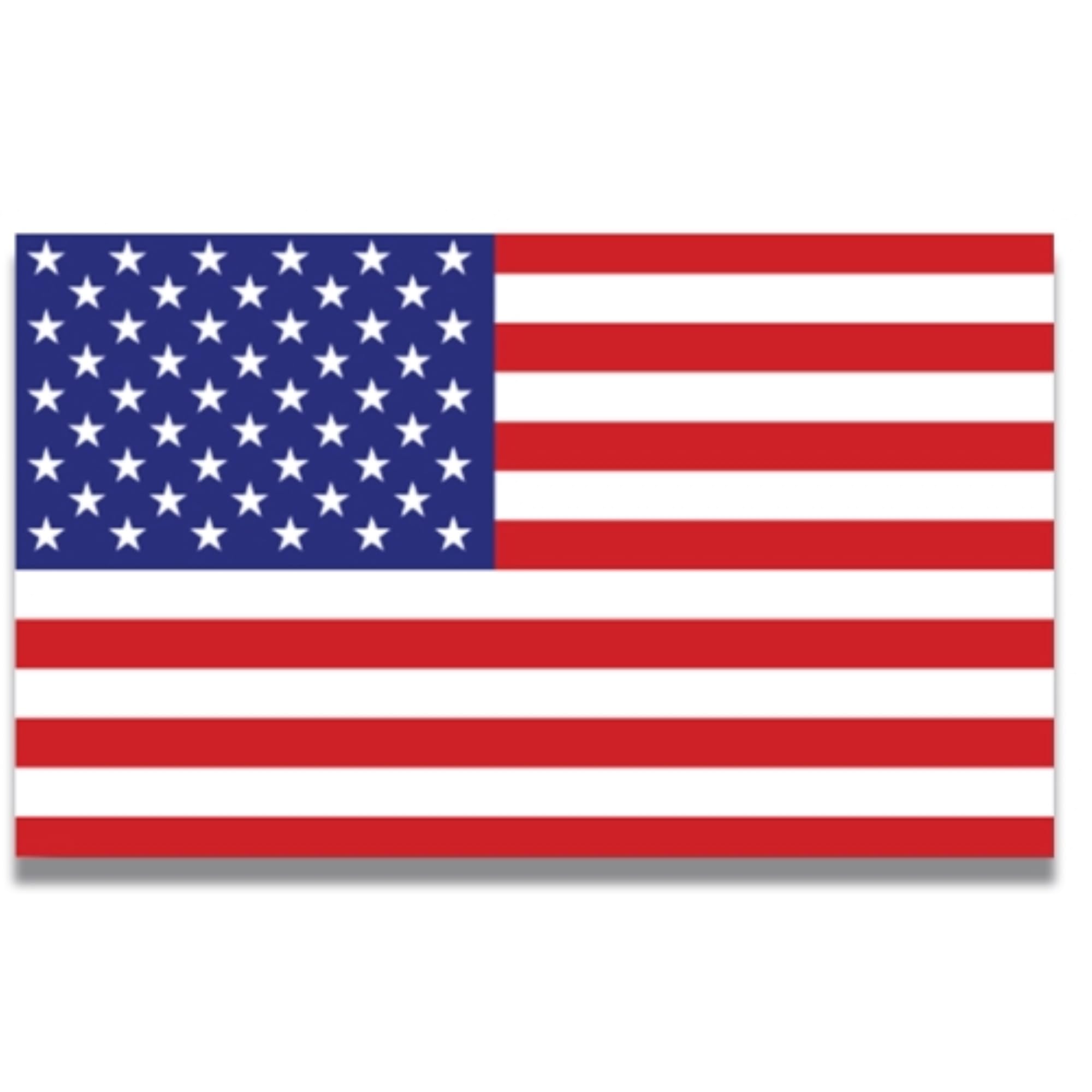 Magnet Me Up American Flag Magnet Decal, 3X5 Inches, Red, White, And Blue, Heavy Duty Automotive Magnet For Car, Truck, Suv, Or