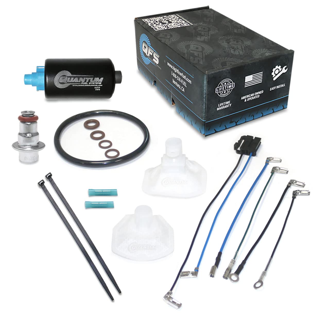 QFS OEM In-Tank Fuel Pump Replacement for Kawasaki Concours 14, Ninja 1000, 300, 650 Versys 1000, 650 Ninja ZX-10R, ZX-14, ZX-6R