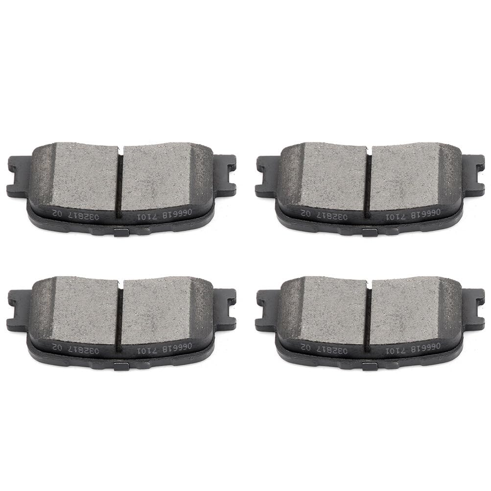 Cciyu D885 Rear Ceramic Disc Brake Pads Kit For Lexus Es300 2002-2003,For Lexus Es330 2004-2006,For Toyota For Camry 2002-2006,F