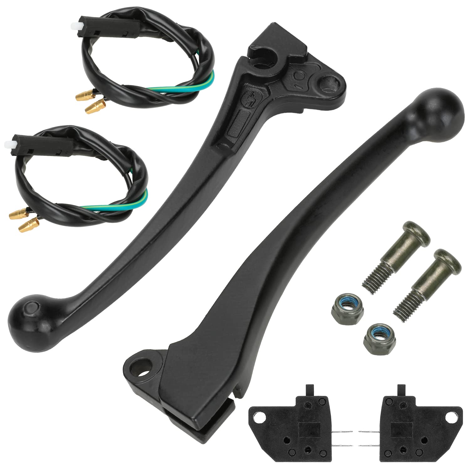 YOXUFA Universal Right Left Rear Brake Lever Handle for GY6 49cc 50cc 125cc 150cc 139QMB 157QMJ TaoTao IceBear Peace Sports SSR 