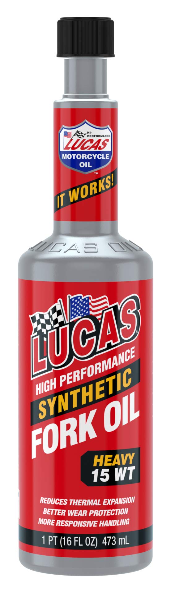 Lucas Oil 15w Synthetic Fork Oil Light - 16oz
