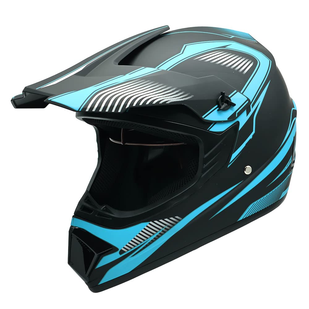 Adult 4 Wheeler Helmet, Off-Road Helmet, Motocross Helmet Dot Certification Comfortable And Breathable Full Helmets For Locomoti