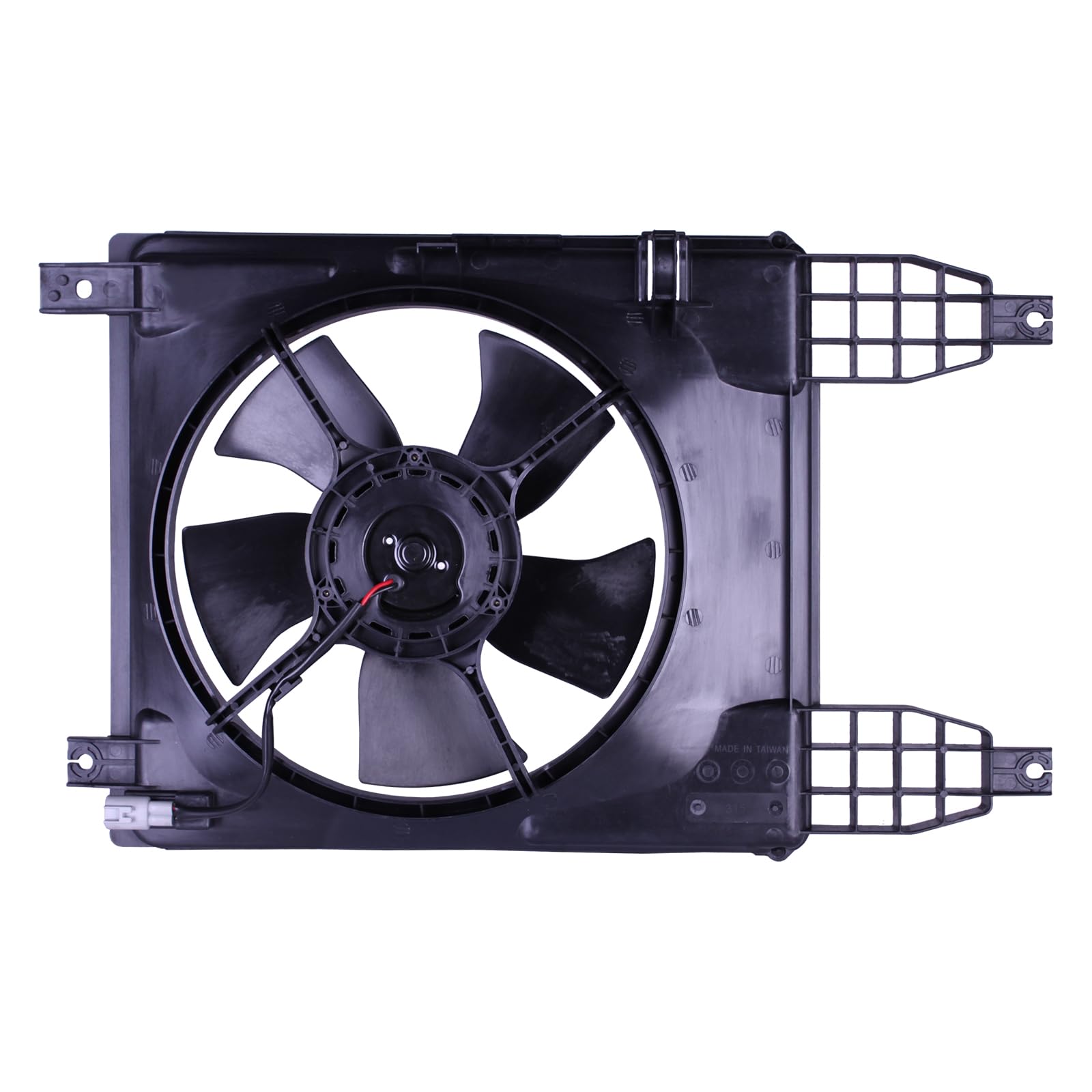 TYG Upgraded Cooling Fan Assembly for 2009-2017 Chevrolet Aveo 1.6L, 2009-2011 Aveo5 1.6L, 2009-2010 Pontiac G3 1.6L, 2009 Suzuk