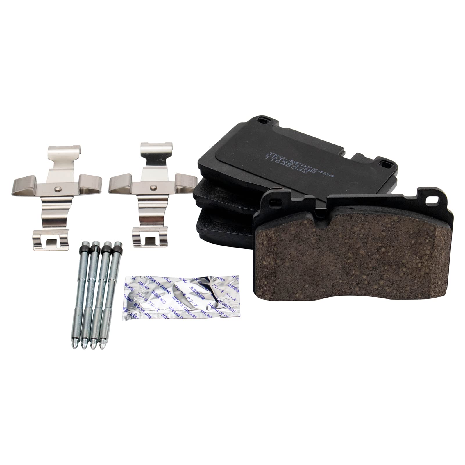 TRQ Front Brake Pads Ceramic Compatible with 2013-2017 Audi Q5