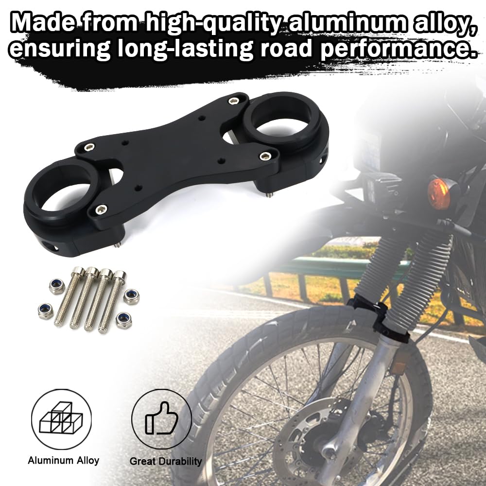 Xitomer Motorcycle Fork Brace, Aluminium, Fit for KLR650 2008-2018, Black