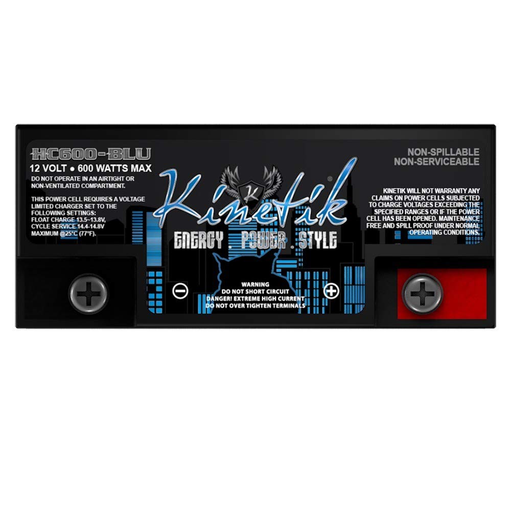 Kinetik HC600-BLU Black Power Cell Battery - High Performance, Reliable Energy Solution