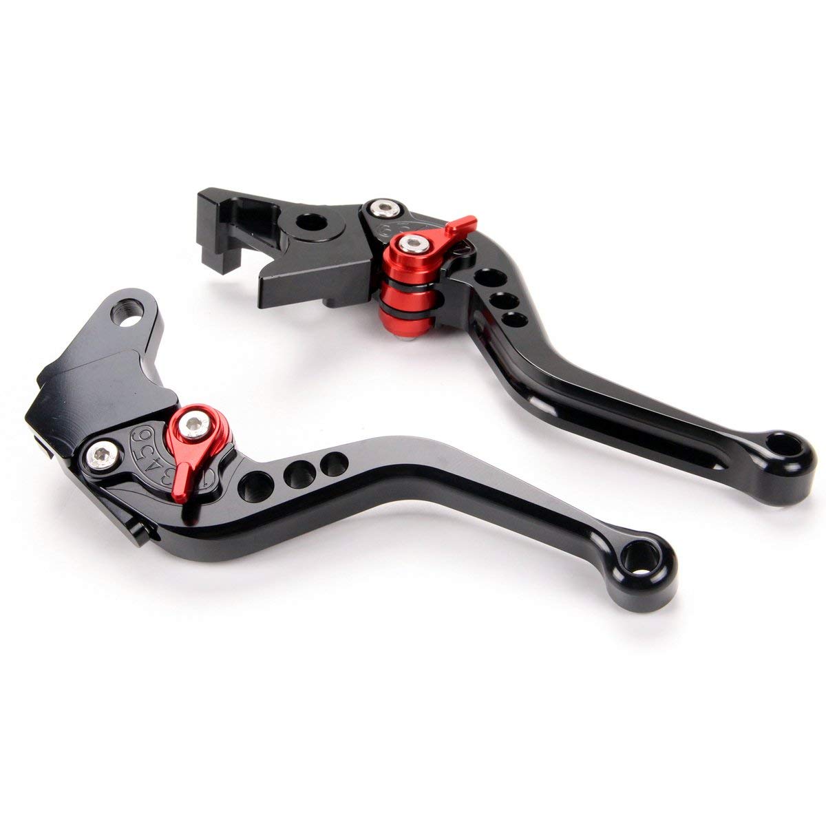 Short Brake Clutch Levers for Yamaha YZF R1/R1M/R1S 2015-2020, MT-09 2021-2022,YZF R6 2017-2020 (Black)