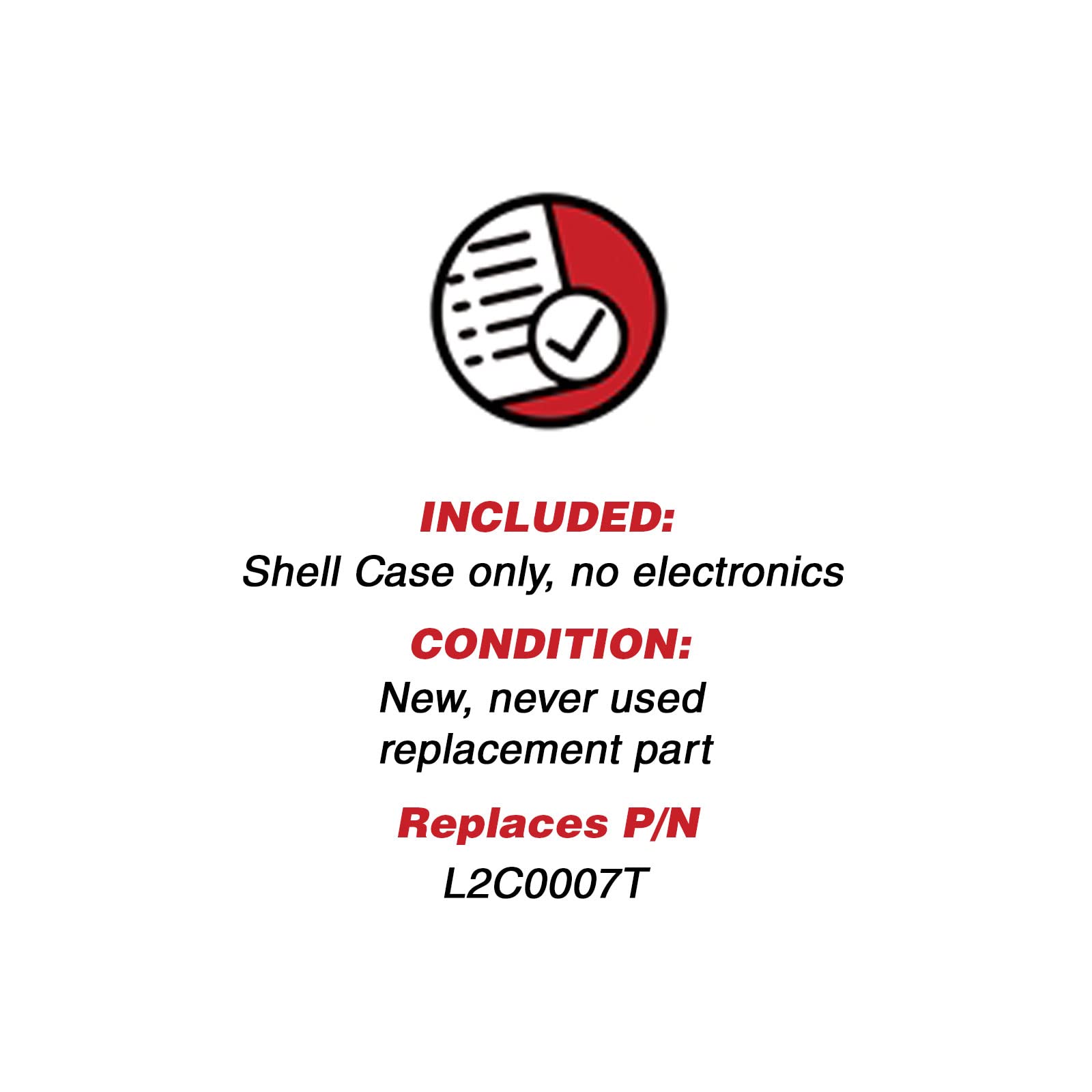 Keylessoption Just The Case Keyless Entry Remote Key Fob Shell For L2C0007T