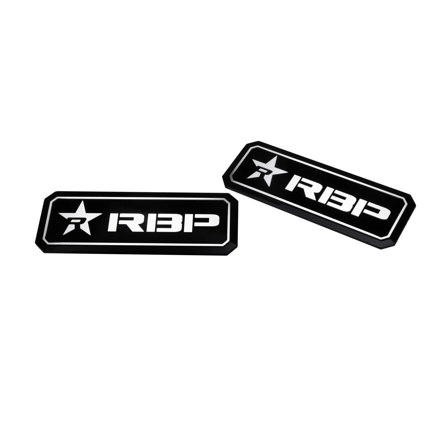 Rbp Black And Silver Aluminum Emblem Set