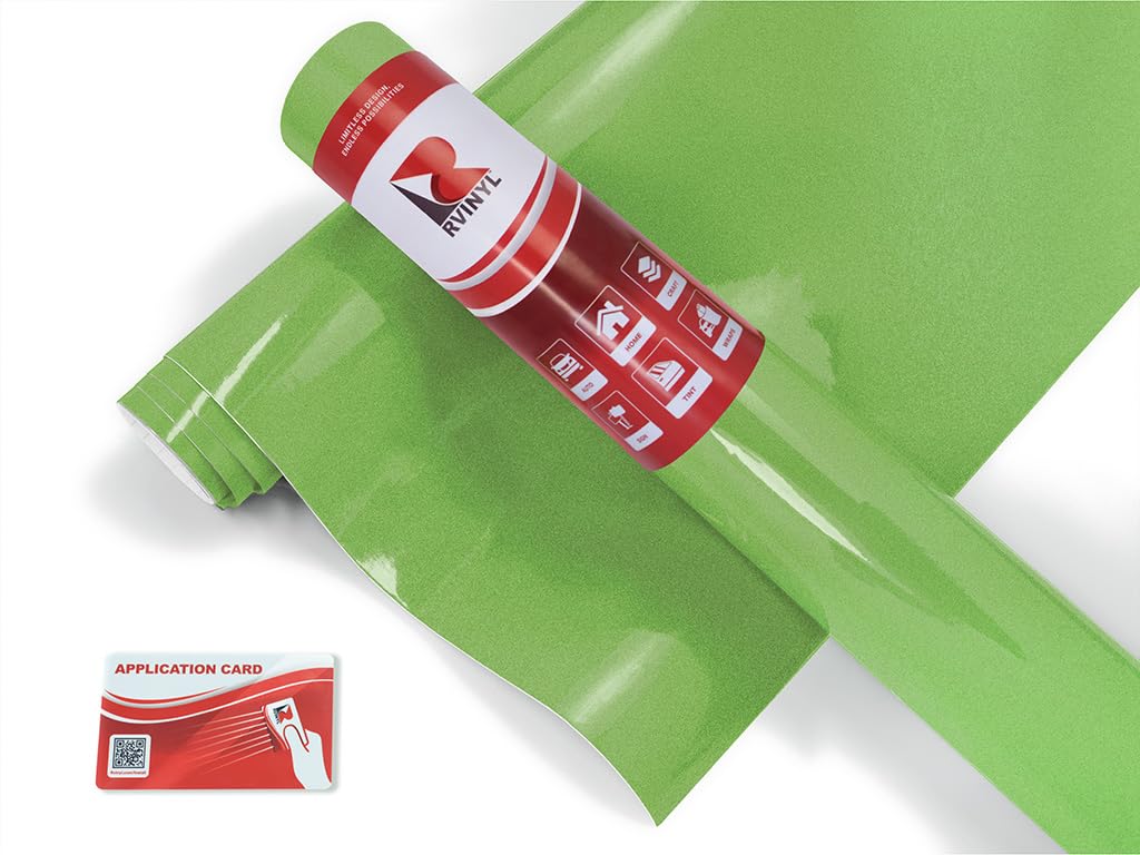Avery Dennison Sw900 777-S Gloss Light Green Pearl Supreme Wrapping Film Vinyl Vehicle Car Wrap Sheet Roll - (24'' X 60'')