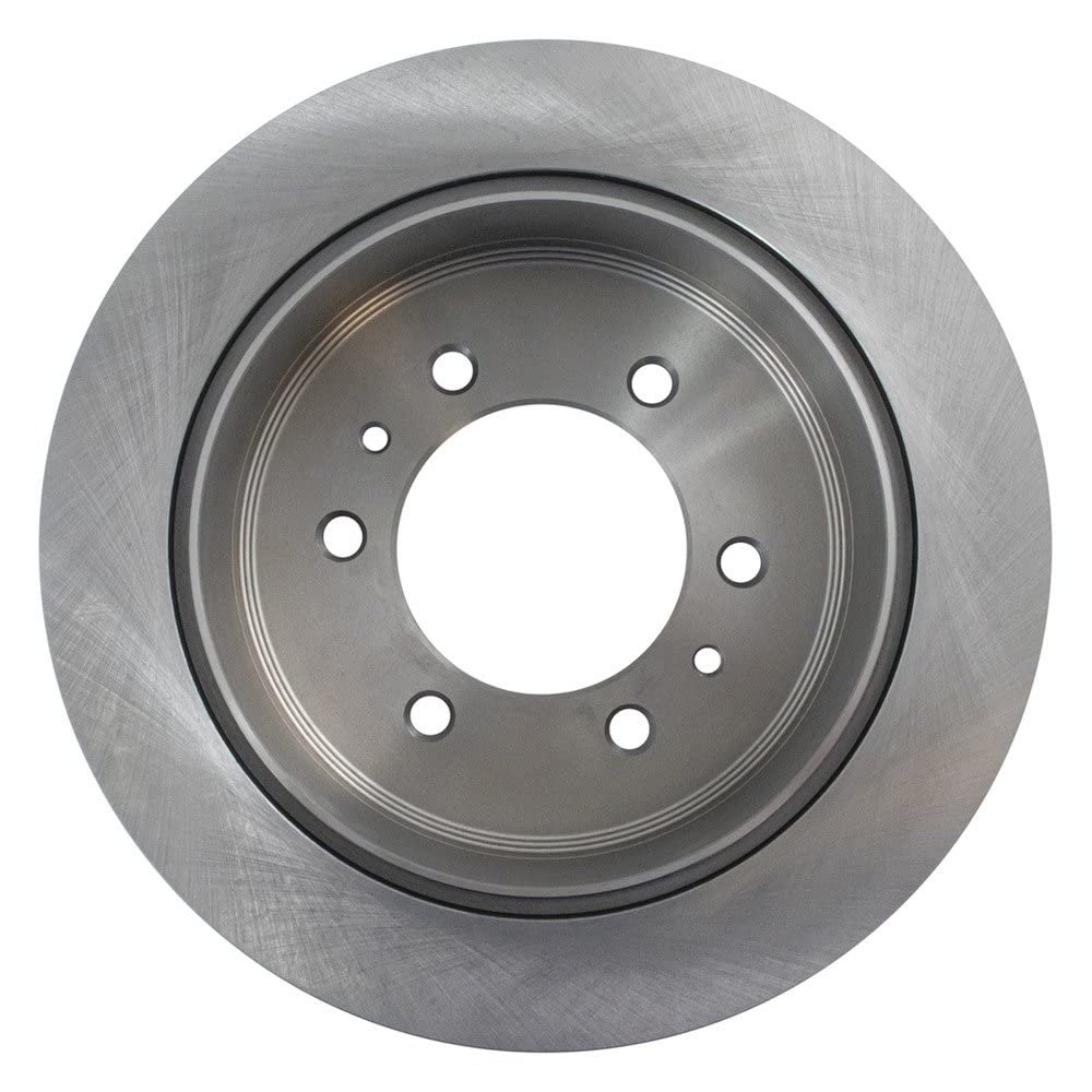 Trq Rear Brake Rotors Set Vented Compatible With 2006-2010 Hummer H3 2009-2010 H3T