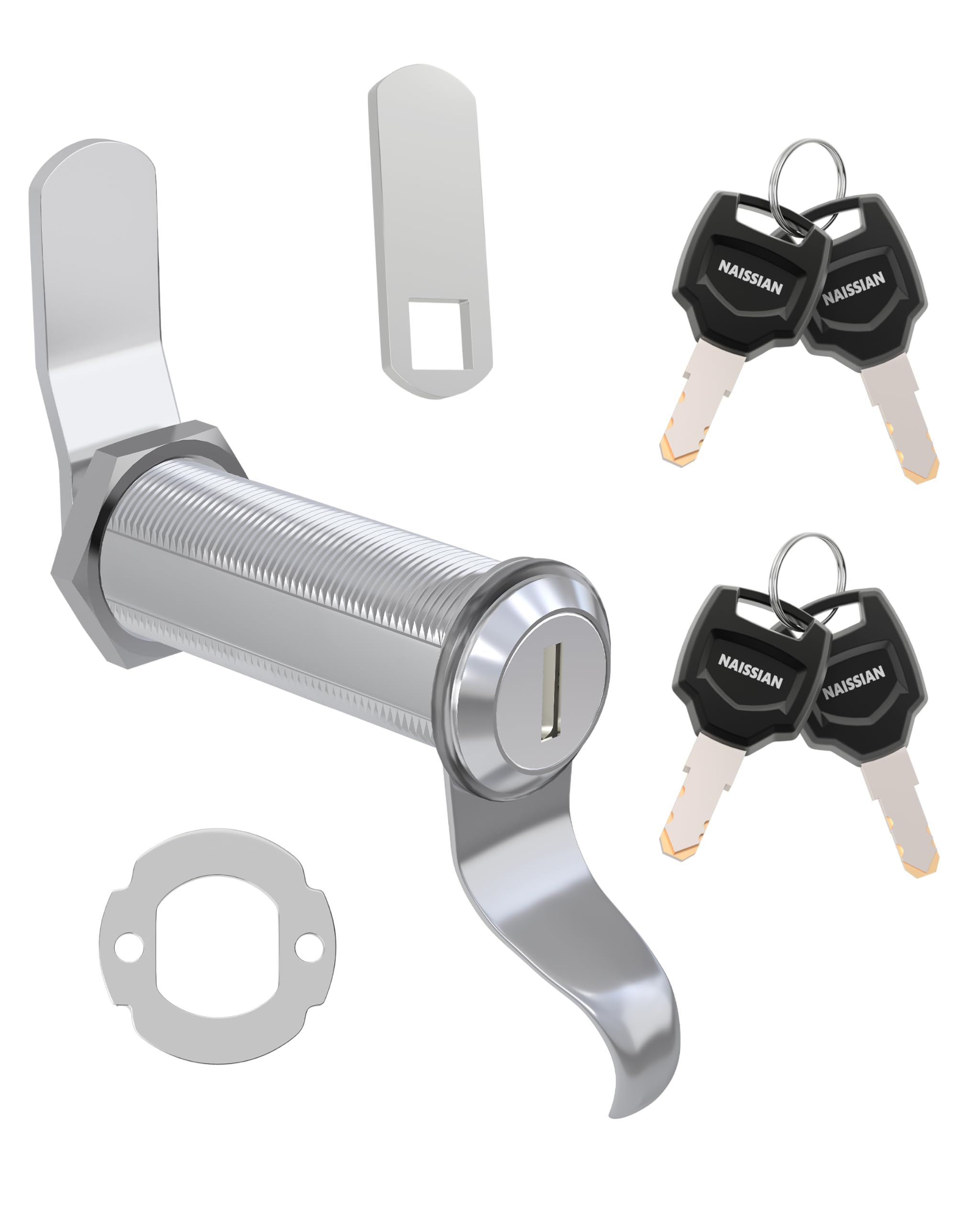 Naissian Rv Locks For Storage Door 2 Inch, Camper Storage Locks For Travel Trailer Compartment Cabinet Drawer With Keys 2'', Pac