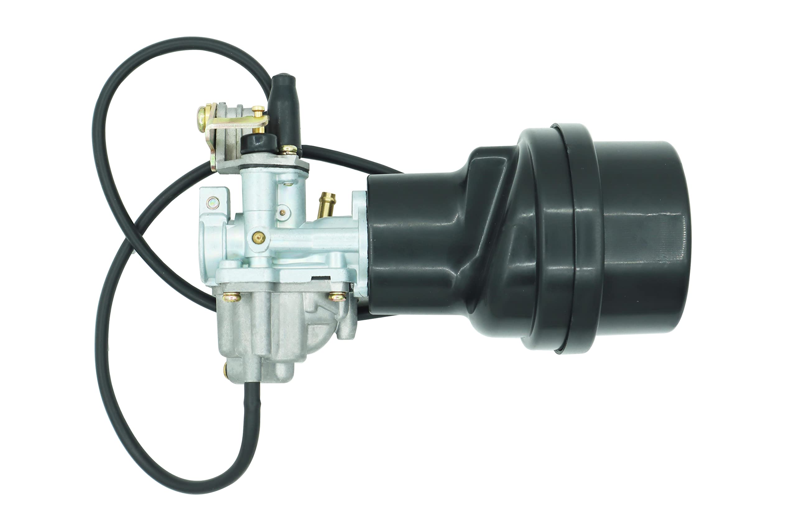 DABAZUALY Carburetor with Air Filter Box & Fuel Valve for Suzuki ATV Quadmaster 50 LT-A50 2002-2005, LT50 1983-1987,