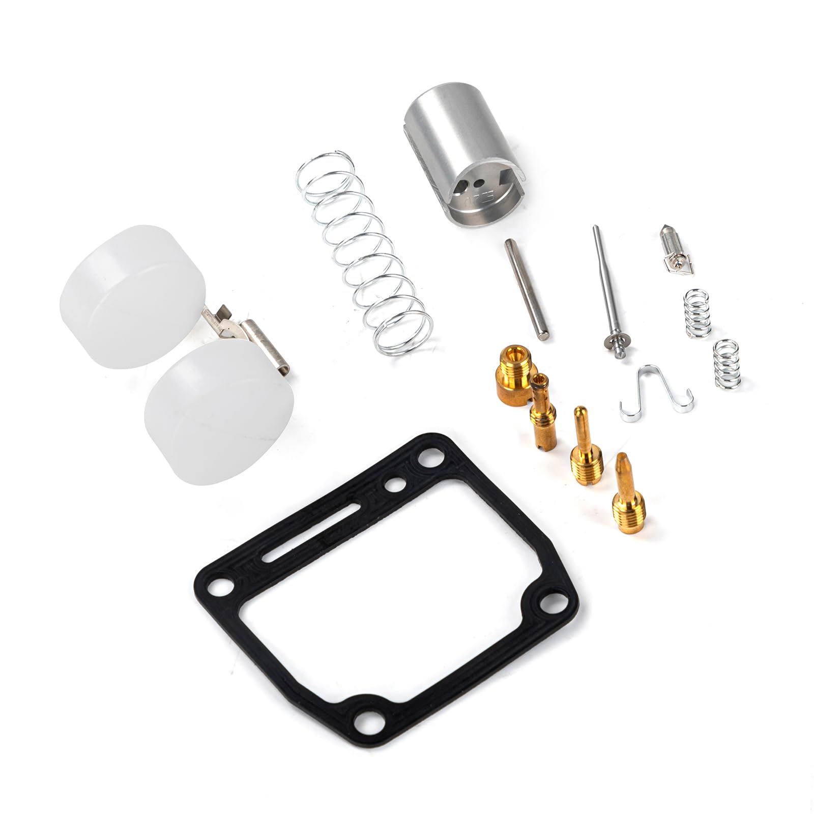 SUNQIAO PW80 Carburetor Repair Kit - Needle, Float, Gasket for Yamaha Y-Zinger & PEEWEE 80 Kid Bikes (1981-2009)